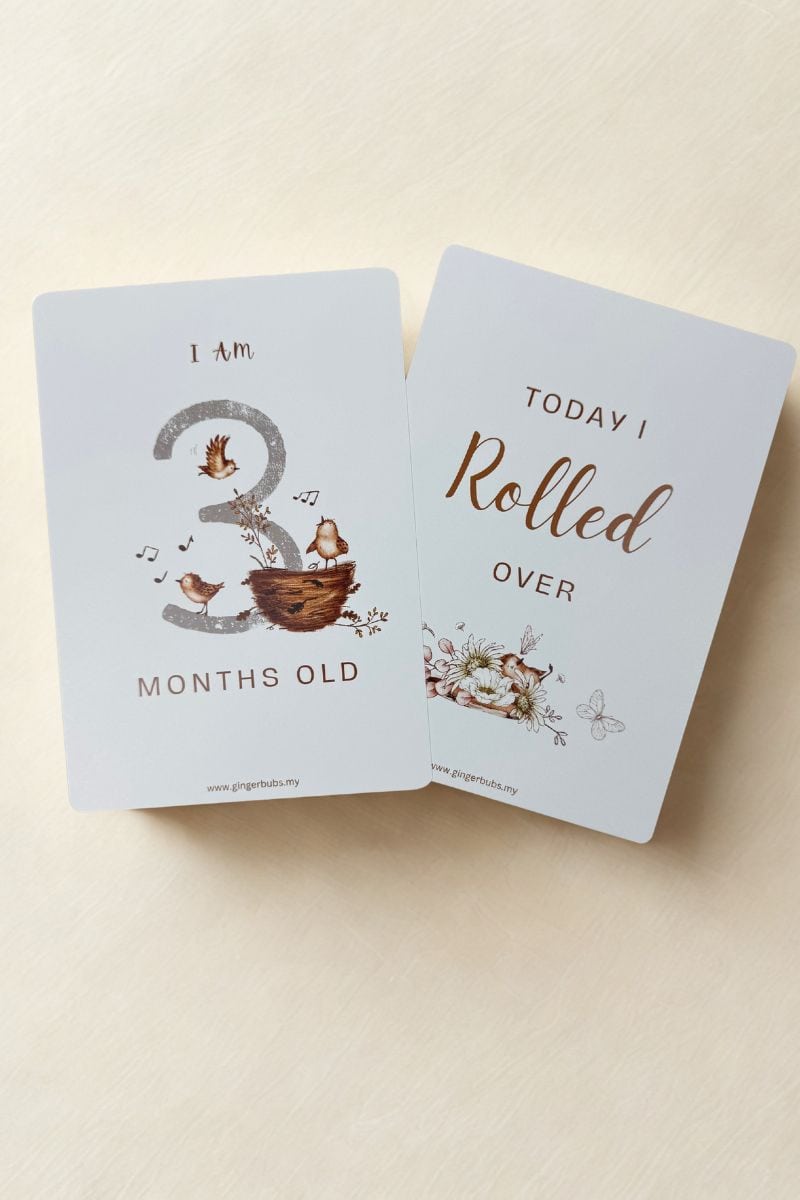 Whimsical Woodland Milestone Cards