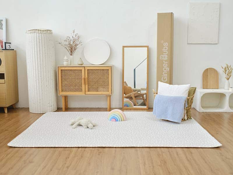 Speckled Play Mat Large Ash Gray