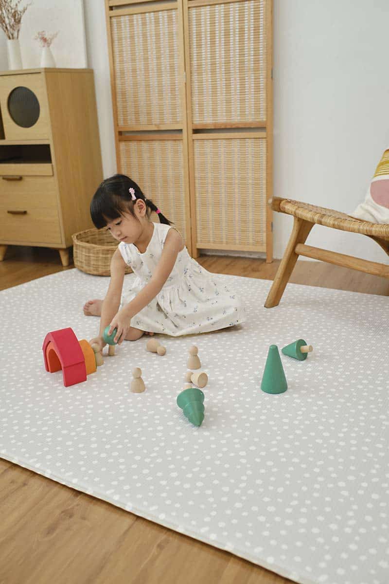 Speckled Play Mat Large Ash Gray