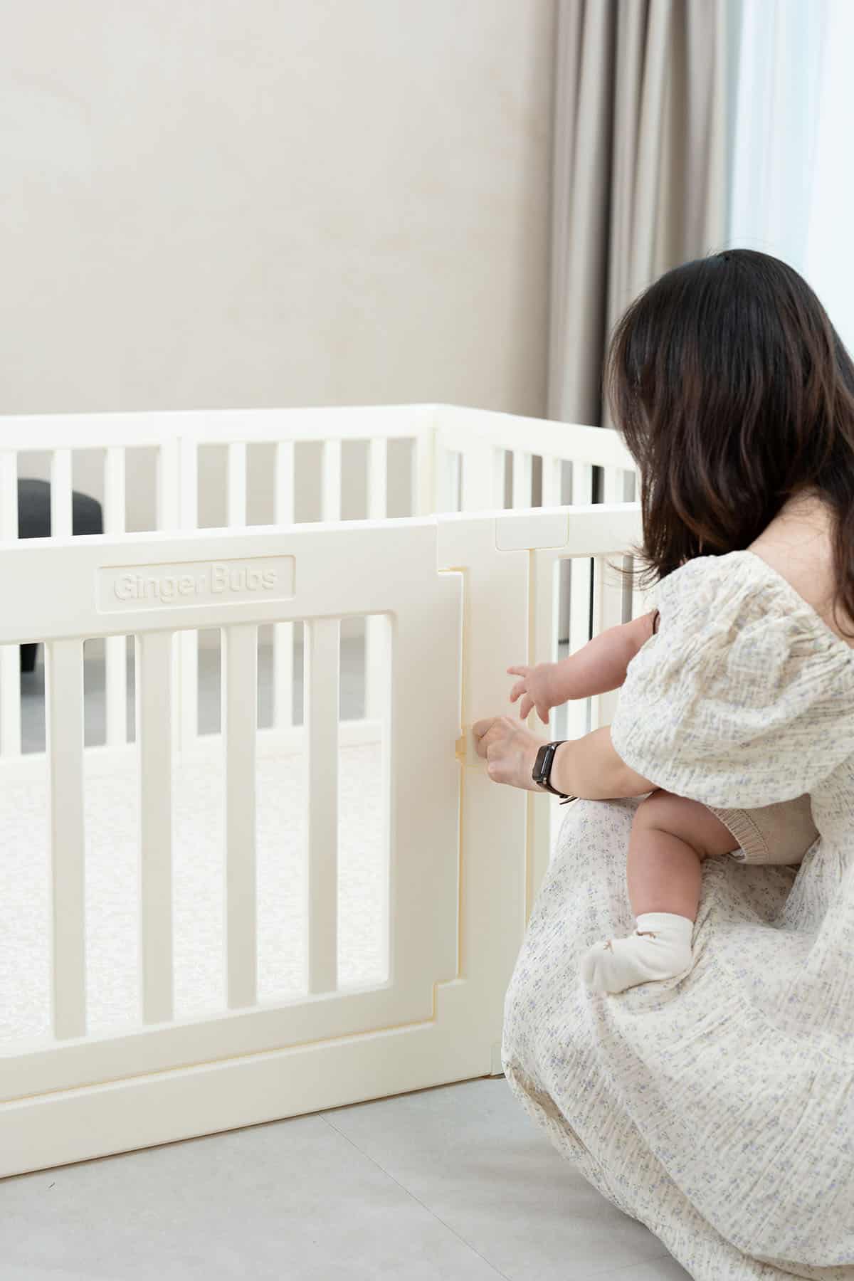 Playpen Pearl White