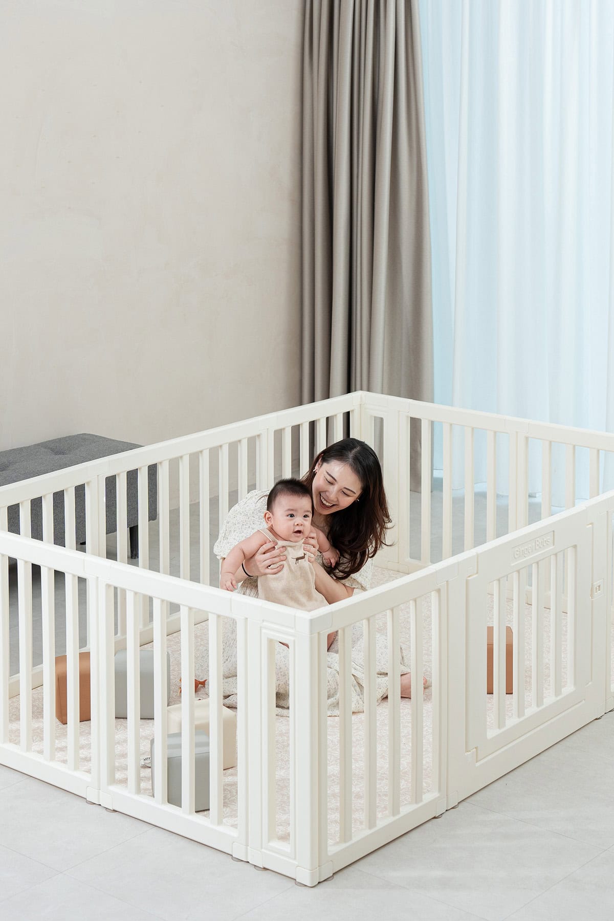 Playpen Pearl White