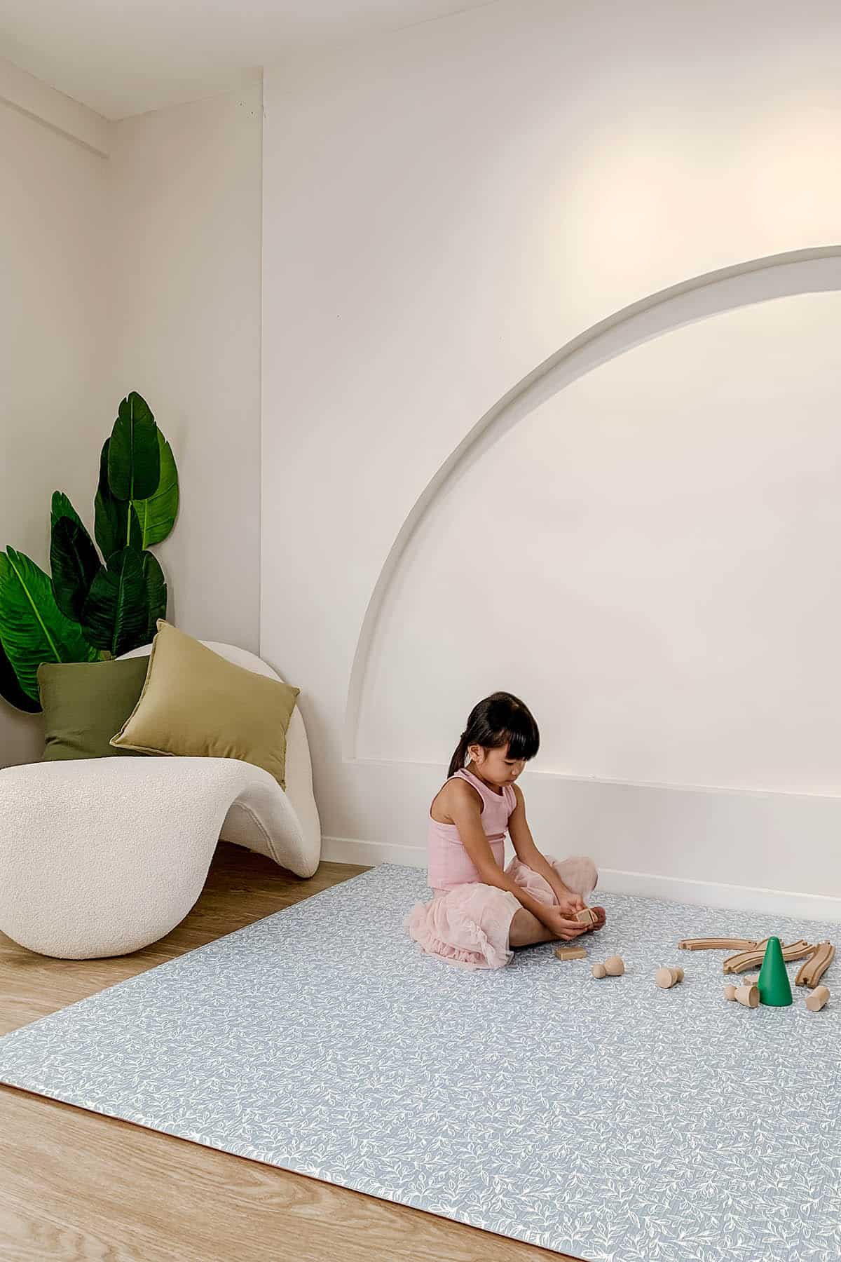 Rimba Play Mat Large Dusty Blue