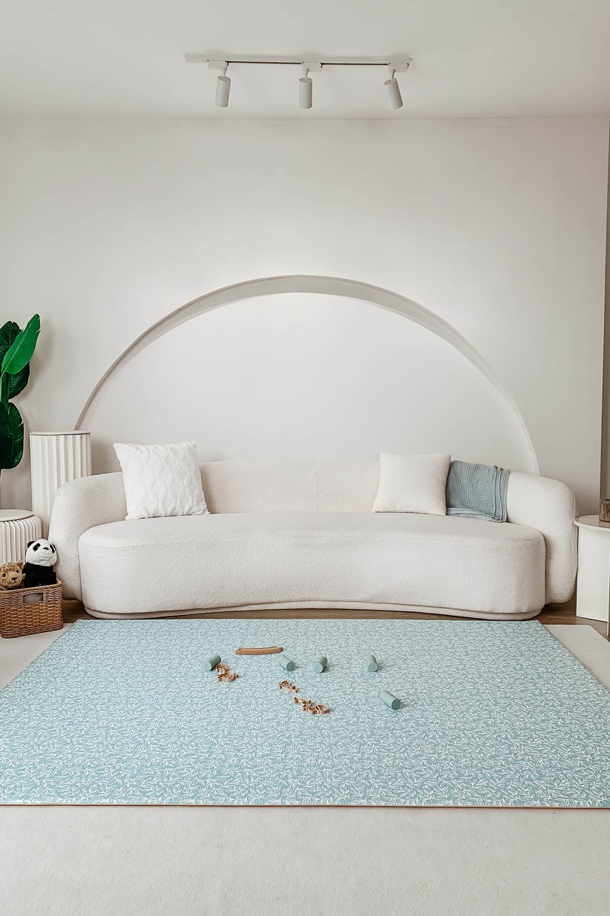 Rimba Play Mat Large Dusty Blue