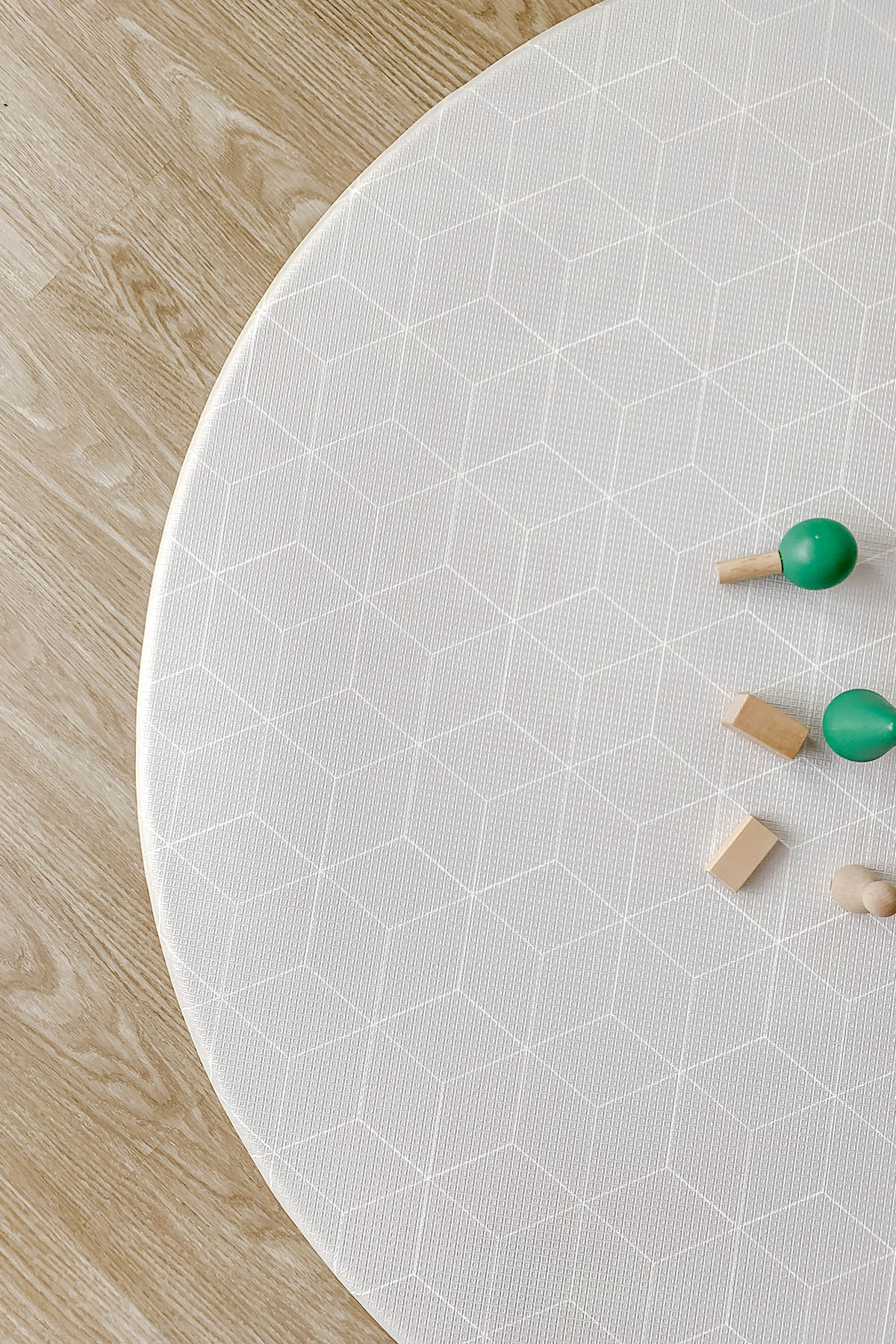 Rimba Play Mat Round Mint Green