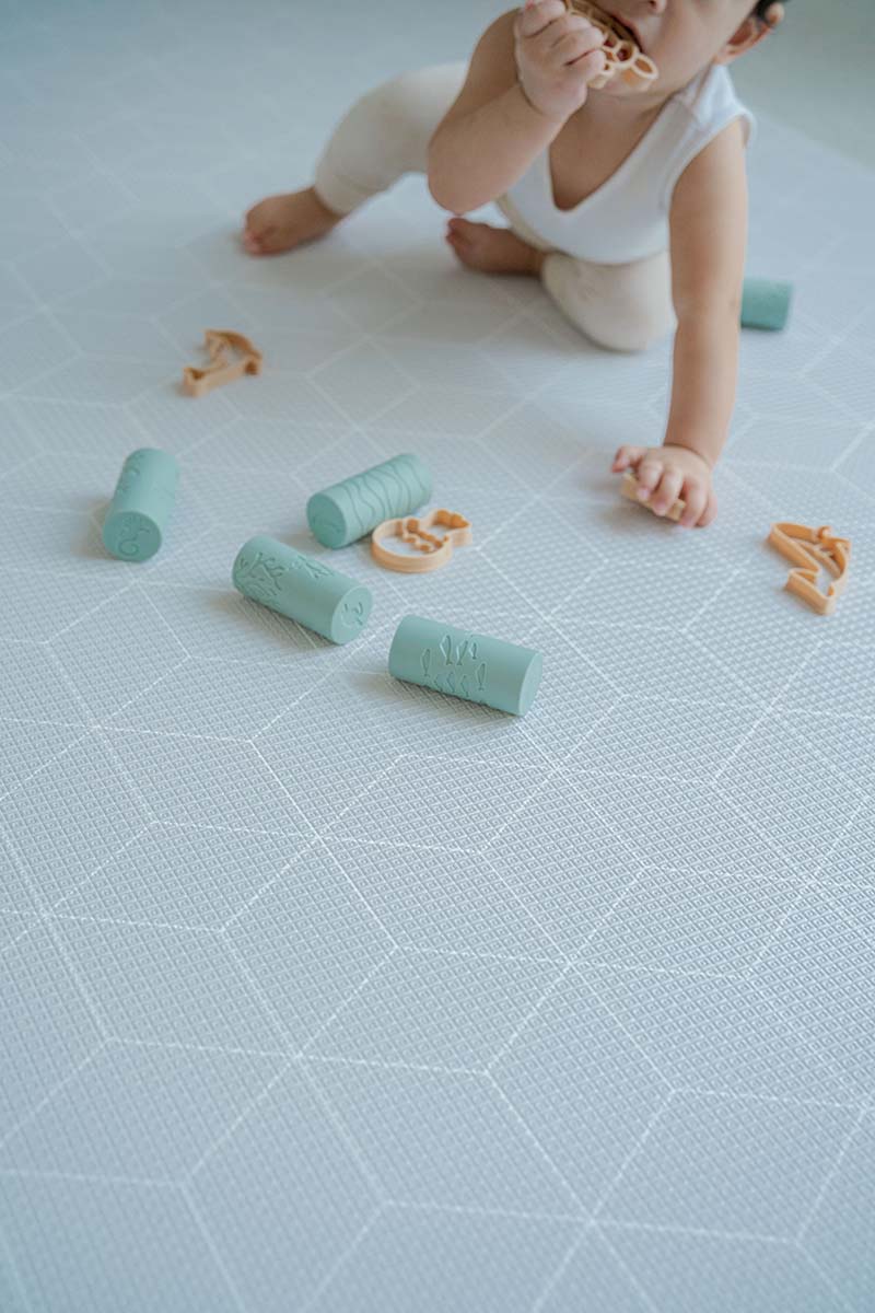 Speckled Play Mat Large Dove Gray