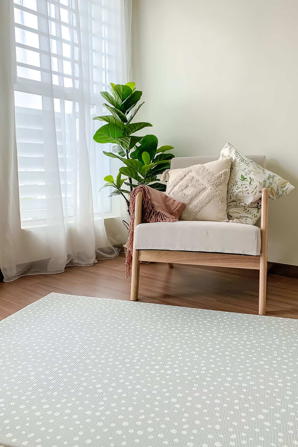 Speckled Play Mat Medium Ash Grey