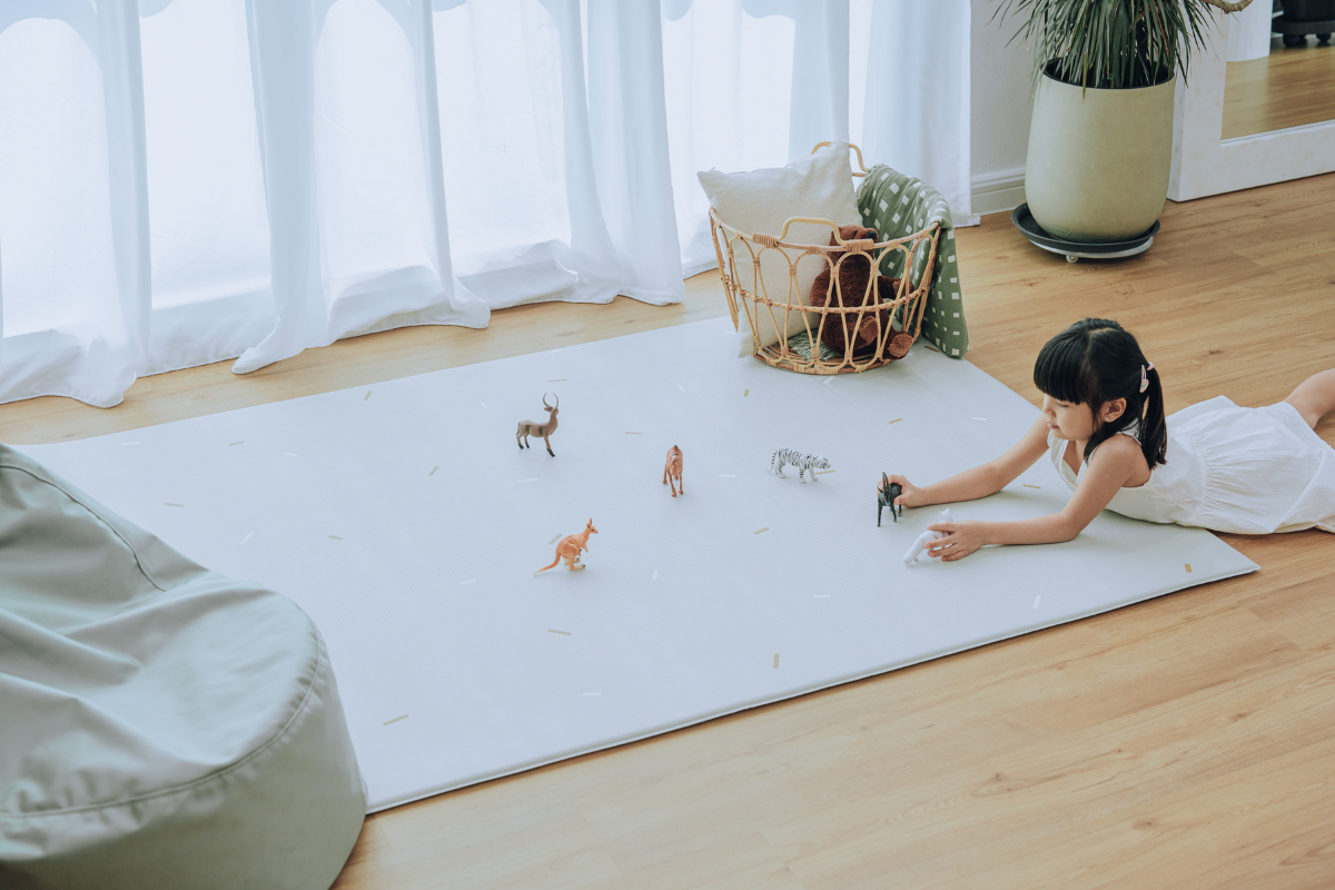 Woodland Play Mat Large Sage Green