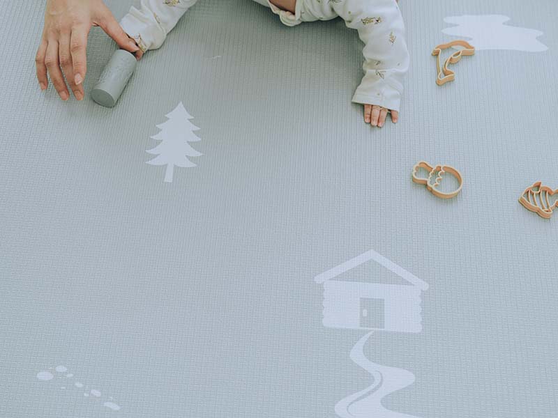 Woodland Sage Green Play Mat Large