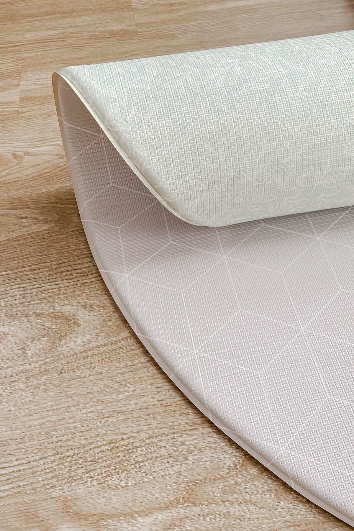 Rimba Play Mat Round Mint Green