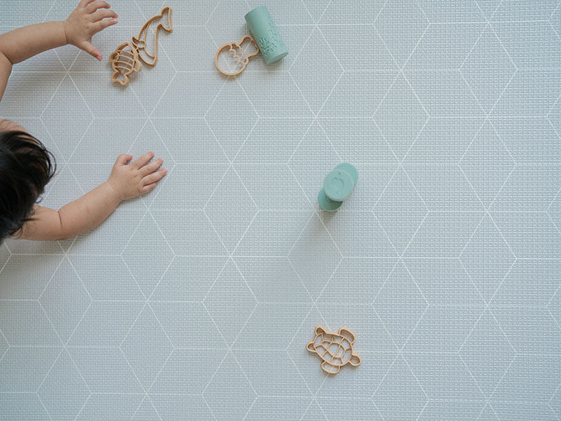 Speckled Play Mat Large Baby Blue
